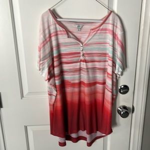 Women’s 3x striped T shirt